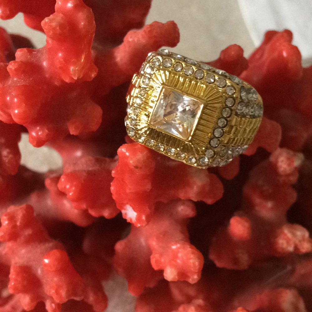 Vintage 925 topaz-ring - Picture 1 of 8
